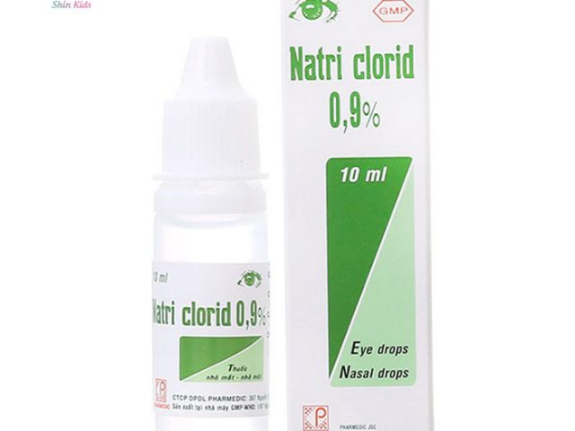 Nước Muối Natri Clorid 0.9% chai 10ml cho bé